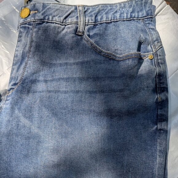 Democracy Women’s Size 22W High Rise Round up Best boyfriend Fit Jeans NWT - Picture 7 of 13